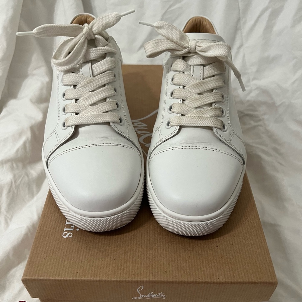 Used Christian Louboutin Vieira Flat Calf